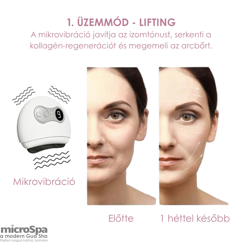 microSpa™ Intelligens Elektromos Gua Sha Készülék